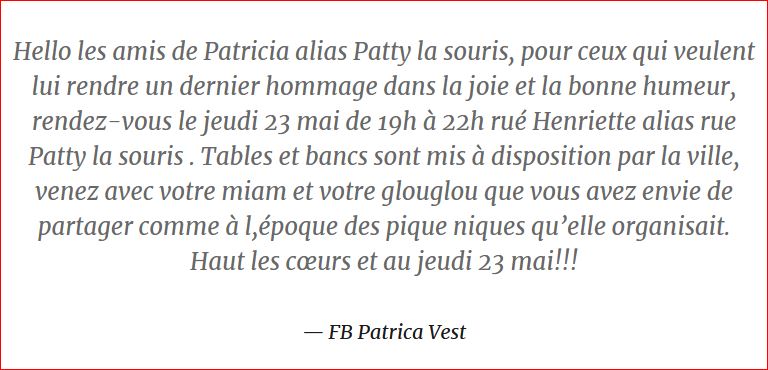 Patricia Vest, Patty la souris